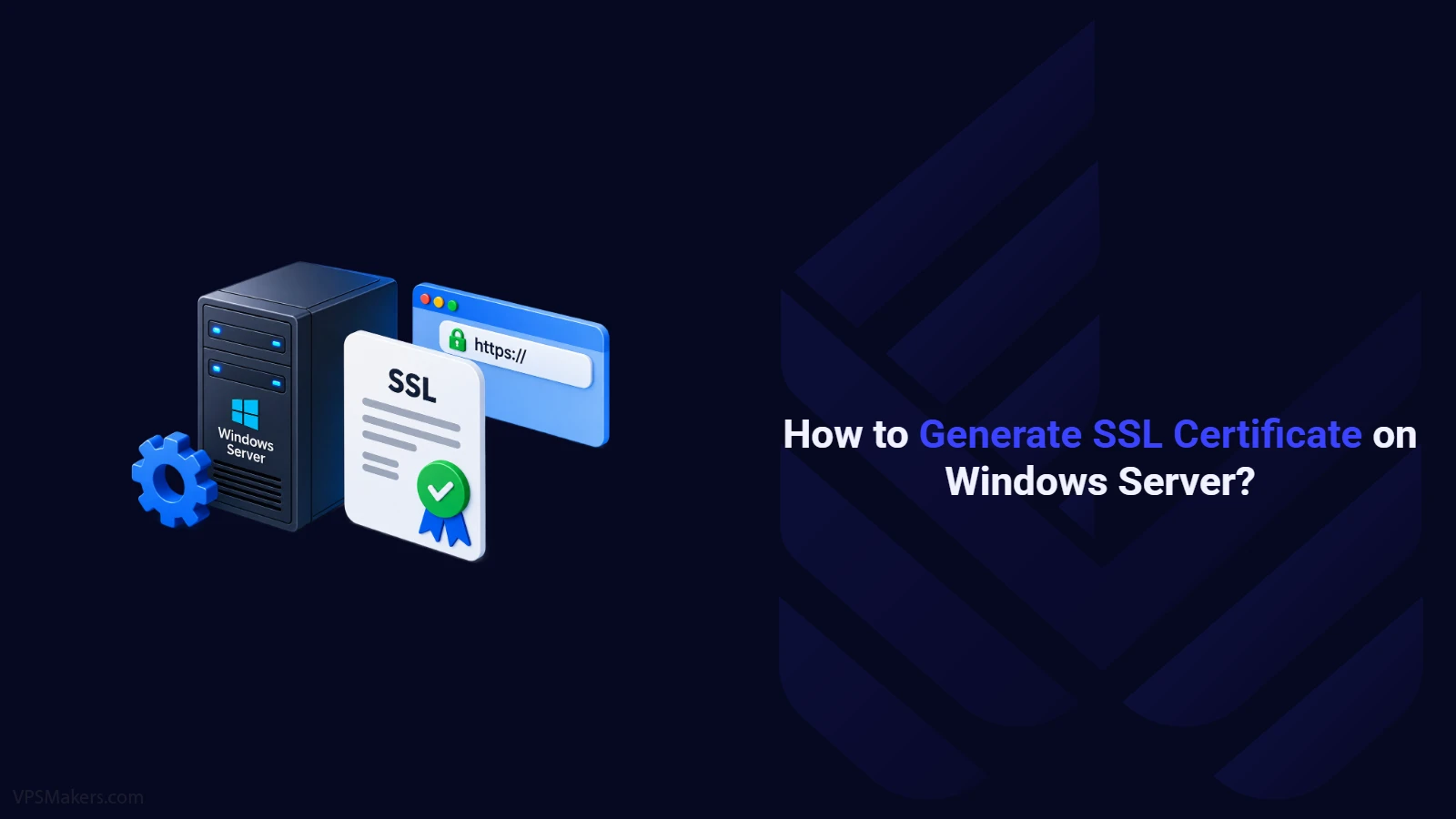 Generate SSL Certificate on Windows Server