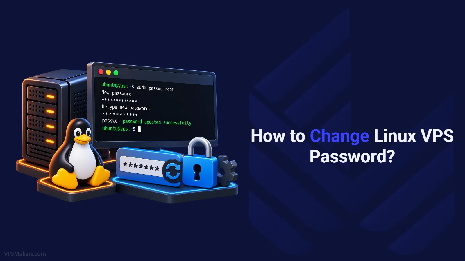 change Linux VPS Password